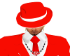 Mafia Red&White Hat