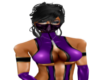 purple sexy mask