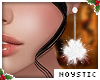 N: Xmas Fur Earrings