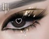 Goth Glam Eyes Gold