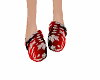SnowFlake Red Slippers
