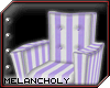 Stripy Chair: Lilac