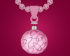 Pink Bauble Necklace