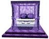 crystals purple bed