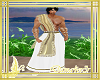 toga griego blanca