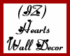 (IZ) Hearts Wall Decor