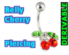 Belly Cherry Piercing