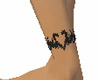 Black Heart Design Ankle