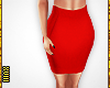 ! Red Pelmet Skirt Long