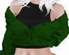 Green/Black Sweater
