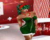 Santa Dress Green