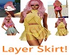 Yellow Layer Skirt!