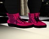 Hot Pink Glitter Boots