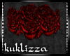 (KUK)Roses chokers red