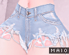 🅜 COW: ripped shorts