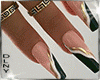 Gold Rings Nails