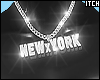 Custom NEWxYORK Necklace