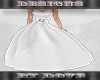 D* Glam White Gown