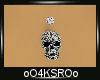 4K .:Skull Belly Ring:.