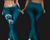 SEXY JEANS BLUE ROSES