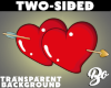 *BO 2-SIDED TWO HEARTS