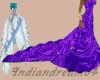 (i64)Designer Gown purpl