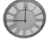 Wall Clock Silver