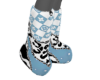 BLUE COW BOOTS