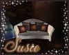Sleek Cream Cuddle Chair