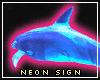 neon dolphin sign