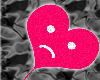 ~Pink Sad Heart Wand