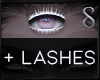 -S- Lashes Albino Eye