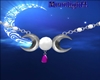 Wicca Moon Head purple