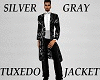 Silver Gray Tuxedo Jacke
