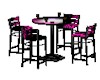 (LA) Pink Black Table