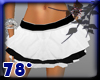 white black sexy skirt