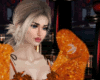 Gold Fluffy Coat