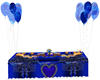 Royal Blue Buffet Table