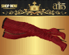 Cranberry Silk Boots