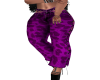 Purple Leopard Pants