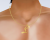 Gold Letter L necklace
