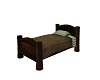 Single Bed-Brown Green