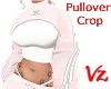 Sweatshirt Crop Pink Sug