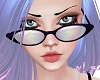*Violet Cat-Eye Glasses*