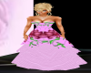 Pink Flowered ball gown