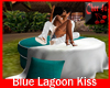 Blue Lagoon Kiss Pillow