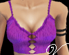 -V- Purple Knit SexyTank