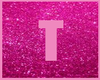 Pink Letter T