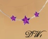 Purple Star Necklace