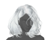 Ino messy bob silver